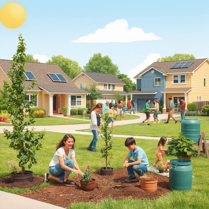 creating awareness for eco-friendly suburban practices