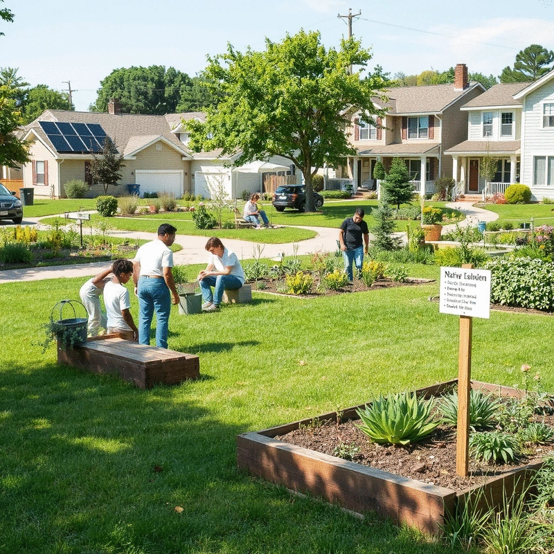creating a green space in your suburban neighborhood