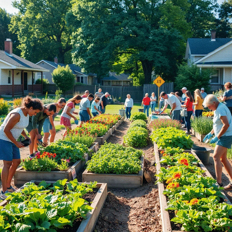 how to start a community garden in your suburb