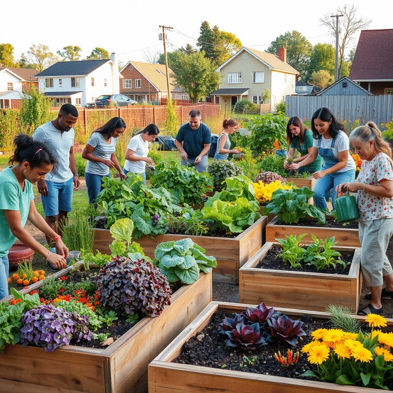 Sustainable Suburban Community Gardens Guide