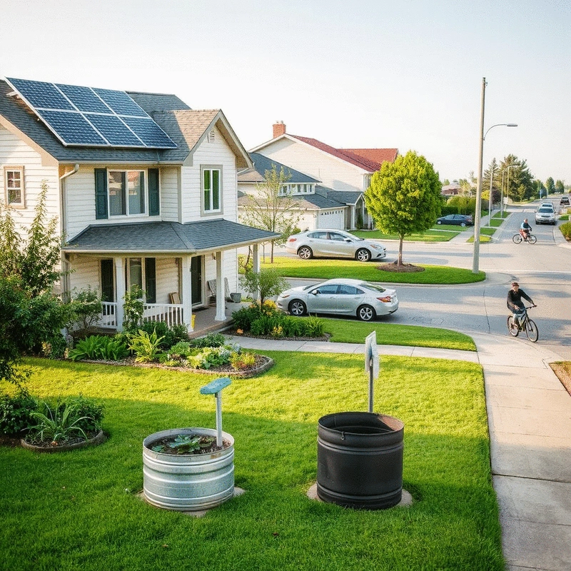 success stories of eco-friendly suburban transformations