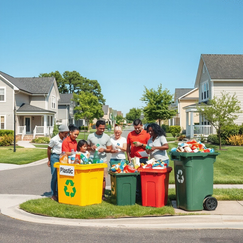 recycling challenges faced by suburban communities
