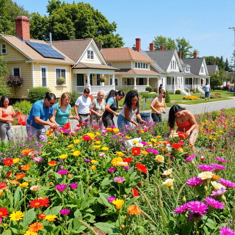 neighborhood beautification projects that promote sustainability