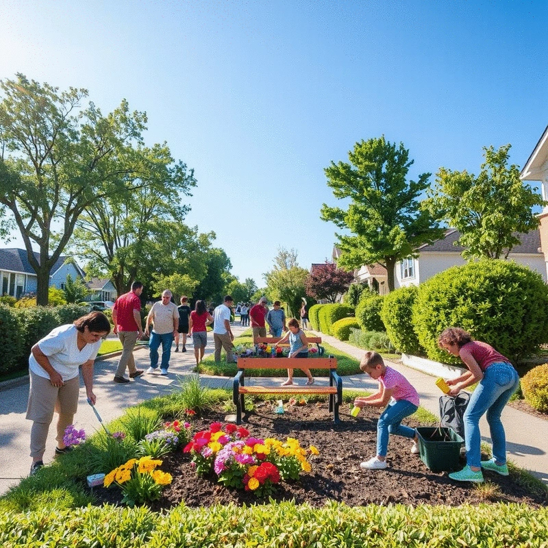 how to organize a neighborhood beautification project